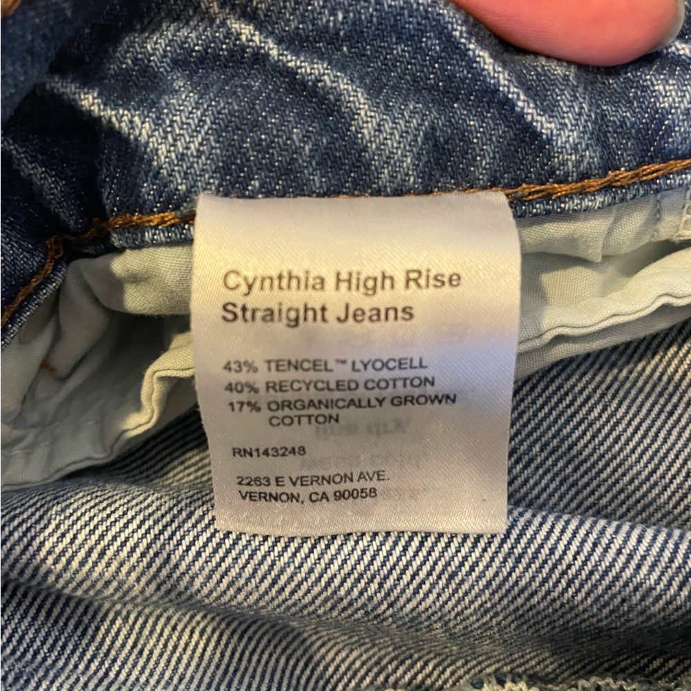 Reformation Cynthia High Rise Straight Jeans - Picture 5 of 5